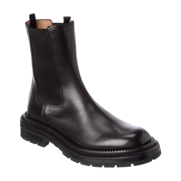 Ferragamo Hype Leather Boot Black
